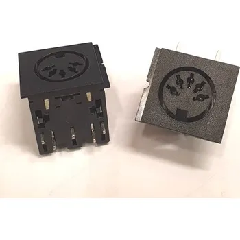 Elektrická zásuvka DIN 5 zásuvka do DPS plast