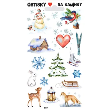 ARCH Obtisky na kamínky Zima 1 2117 17 x 9,5 cm