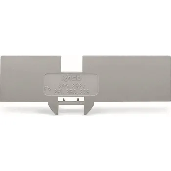 modulární přístroj a rozvaděč WAGO Svorka 284-346 Redukční kryt Tloušťka 1 mm Ve spojení se 4vodičovýmimi 279-831, 280-833 a 281-652, oranžová 284-346