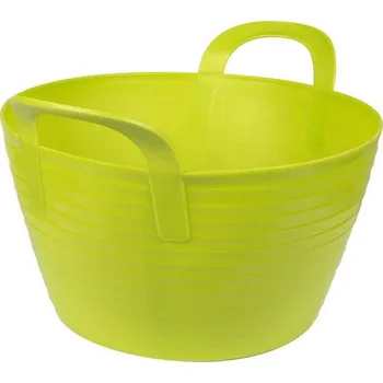 krmítko pro hospodářská zvířata KETRIS Taška, žlab z pružného plastu FlexBag, 12l Zelený