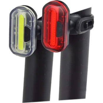Cyklosvítilna Osvětlení set MAXBIKE JY-6068 vysoce svítivé