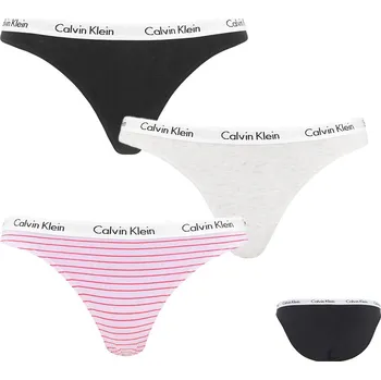 Kalhotky Calvin Klein kalhotky QD3588E 3 pack W5A - Vícebarevné / L