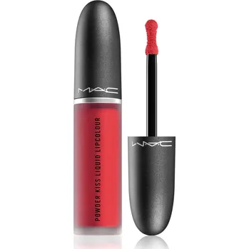 Rtěnka MAC Cosmetics Powder Kiss Liquid Lipcolour matná tekutá rtěnka odstín Ruby Boo 5 ml
