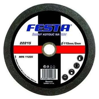 Řezný kotouč Řezný kotouč na kov a nerez 115x1,6x22,2 FESTA (řezný kotouč na ocel)