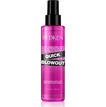 Tepelná ochrana vlasů Redken Quick Blowout termoochranný sprej pro úpravu žehličkou a kulmou pro rychlejší foukanou 125 ml