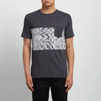 Chlapecké tričko VOLCOM dětské triko - Lofi Hth Ss Heather Black (HBK) velikost: L