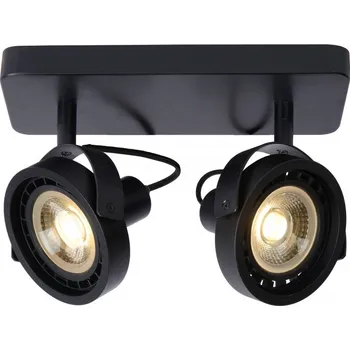 Lucide 31931/24/30 stropní bodové svítidlo Tala 1x12W | LED GU10 | 2x820lm | 2200K/3000K - žárovka je součástí balení, černá, nastavitelné, stmívatelné, CCT + Sada inteligentní žárovky E14 s dálkovým ovladačem - RGB, WiZ