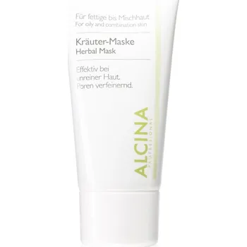 Pleťová maska Alcina For Oily Skin bylinná maska proti lesknutí pleti a rozšířeným pórům 50 ml