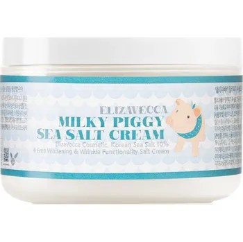 Pleťový krém Elizavecca Milky Piggy Sea Salt Cream ochranný hydratační krém s obnovujícím účinkem 100 ml