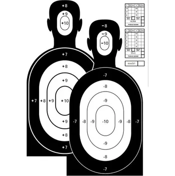Terč na sportovní střelbu JGS Terč dvě postavy - 10ks