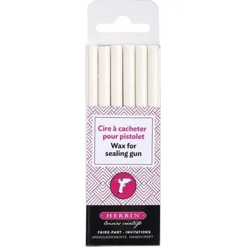 Pečeť Herbin Pečetní vosk (6ks) bílá