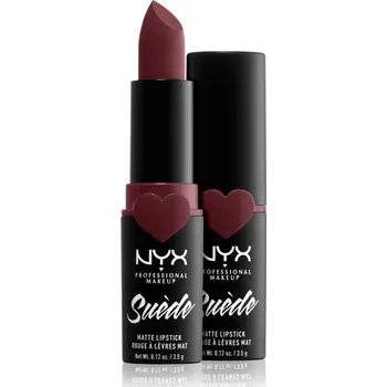 Rtěnka NYX Professional Makeup Suede Matte Lipstick matná rtěnka odstín 06 Lalaland 3.5 g