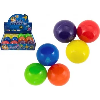 Míček skákací glitrový guma 7cm mix barev 1ks v sáčku