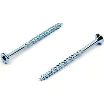 Vrut Vruty pro dřevostavby HBS 4x50 zinek bílý (Rothoblaas, tesařský vrut, zápustná hlava)