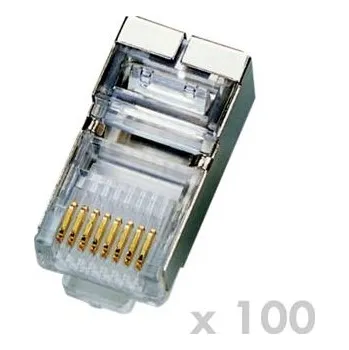 Konektor DATACOM Plug STP CAT5E 8p8c- RJ45 lanko (100ks) 4155