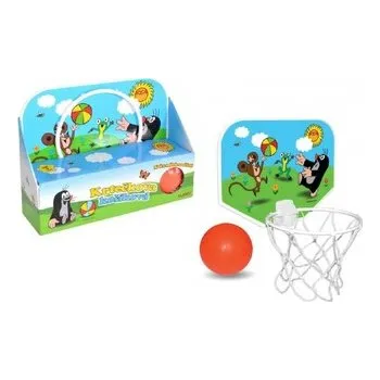 Koš na basketbal Krtek 33x22cm plast v krabici