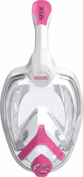 Potápěčská maska Seac Sub Unica Mid transparentní/bílá/růžová