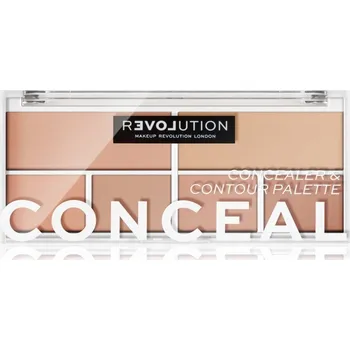 Korektor Revolution Relove Conceal Me paleta korektorů odstín Fair 2,8 g