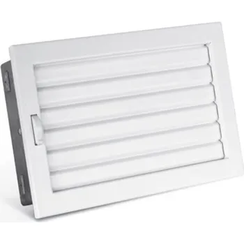 Krbová kamna Krbová mřížka s pohyblivou žaluzií Velikost mřížky: 190x170 Bílá