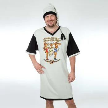 Žertovný předmět Noční košile - Je vám jen tolik, na kolik se cítíte - výročí muž Velikost: XL, číslo: 65