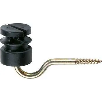 Ohradník AKO Weidezaun Štěrbinové izolátory 5,3 mm černé, 30 ks