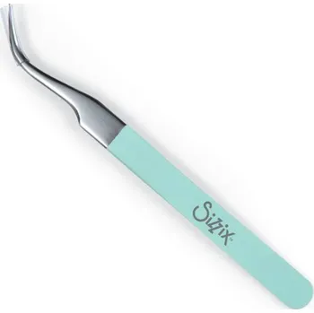 Péče o řasy a obočí Sizzix Pinzeta kovová špičatá mint (1ks)