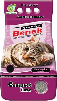 Podestýlka pro kočku Super Benek Compact levandule