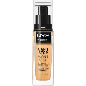Make-up NYX Professional Makeup Can't Stop Won't Stop Full Coverage Foundation vysoce krycí make-up odstín 12 Classic Tan 30 ml