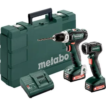 601036900 Metabo Set PowerMaxx BS 12+ULA Aku Vrtačka se šroubovákem