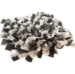 Čmuchacíkoberečky.cz® Čmuchací kobereček extra hustý ŠEDO-BÍLÝ Velikost: 30x15cm
