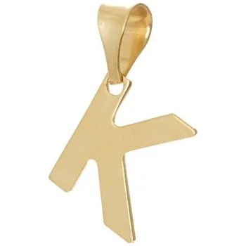Přívěsek Přívěšek písmenko K ze žlutého zlata ZZ0825KF + dárek zdarma