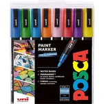 Posca 3M třpytivá sada popisovačů hrot 0,9-1,3mm (8ks)
