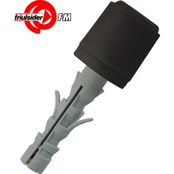 Hmoždinka Plastová hmoždinka TA 9 x 40 zarážka černá vysoká