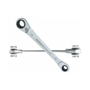 Dílna Proxxon Quadruple MicroSpeeder očkové ráčnové klíče 10-13-17-19mm 23 236