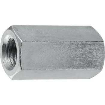 Matice Šestihranná prodlužovací matice ocelová Zn JHS06, 12ks