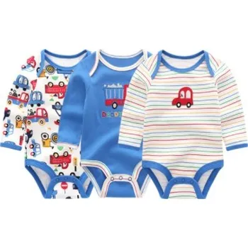 Kojenecké body - chlapecké (3 ks) Motiv: Set 6, Velikost: 3M