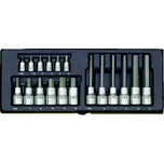 Proxxon sada nástavců Imbus 1/4 "a 1/2" 18-dílná 23100