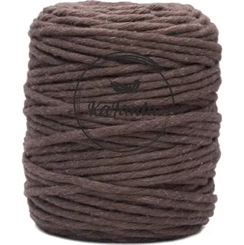 Příze Macrame příze KaFanta 5mm/100m - hnědá