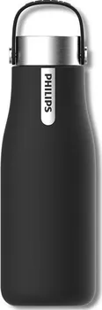 Filtrační konvice Philips GoZero UV samočistící lahev 590 ml černá