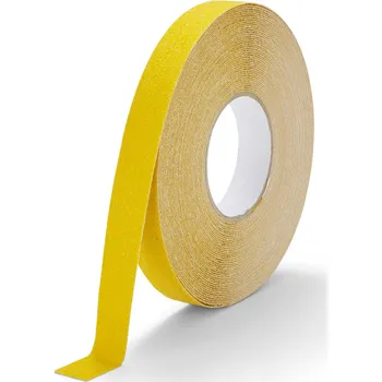 Dílna Žlutá protiskluzová páska 19 mm x 18,3 m - hrubozrnná