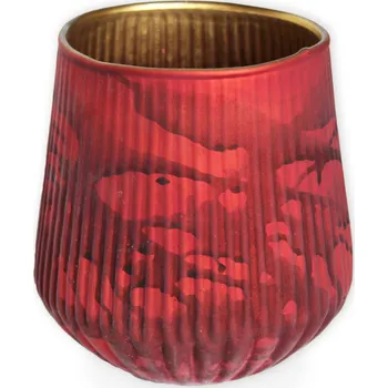 Obal sklo pr.10 v.10cm bordó