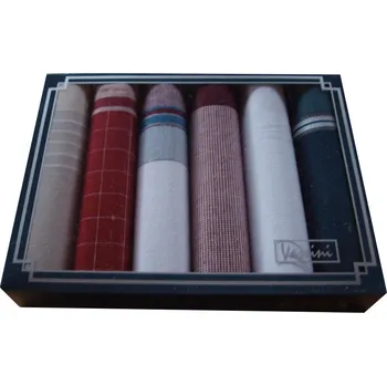 Látkový kapesník Etex s.r.o Kapesníky bavlněné pánské 6ks dárkové