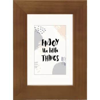 Rám na obraz Hama rámeček dřevěný SKARA, ořech, 13x18 cm