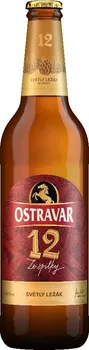 Pivo Ostravar Premium světlý ležák 12° 0,5 l