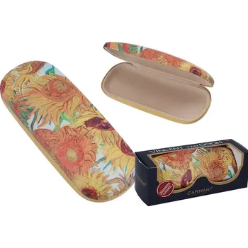 Pouzdro na brýle Carmani® Carmani - Pouzdro na brýle Vincent van Gogh, Slunečnice - 16*6,5 *4 cm