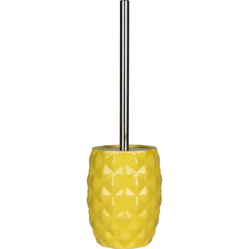WC štětka Koupelnový keramický set PINEAPPLE žlutá Mybesthome název: toaletní štětka