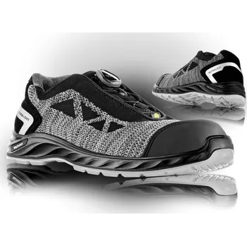 Pracovní obuv VM Footwear Obuv VM PALERMO 2085-S1PLESD, polobotka s kompozitní tužinkou 2085-S1PLESD/42 42 Šedá/černá