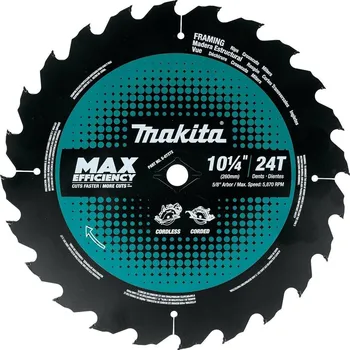 Pilový kotouč Pilový kotouč TCT Makita Efficut - 260x30mm, 24 zubů (E-07696)