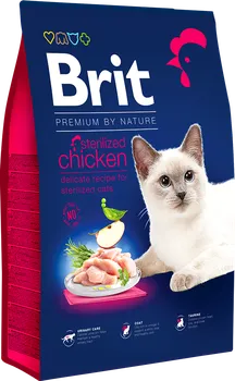Krmivo pro kočku Brit Premium Cat By Nature Adult Sterilized Chicken