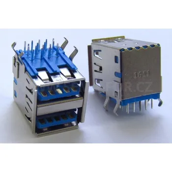 konektor 2xUSB 3 A female typ 5